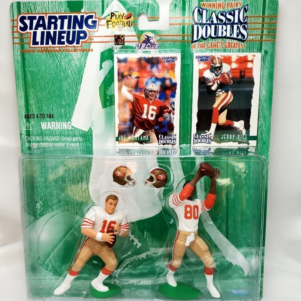 💙NIB Vintage Jerry Rice & Joe Montana 1997 QB Club Classic Doubles